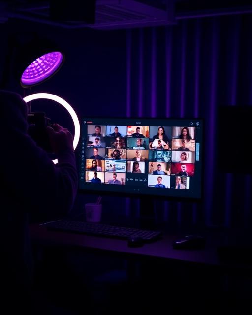 Webinars and lives content example